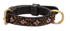 Zinj Faraja Pink halsbånd Micro - håndlavet hundehalsbånd
